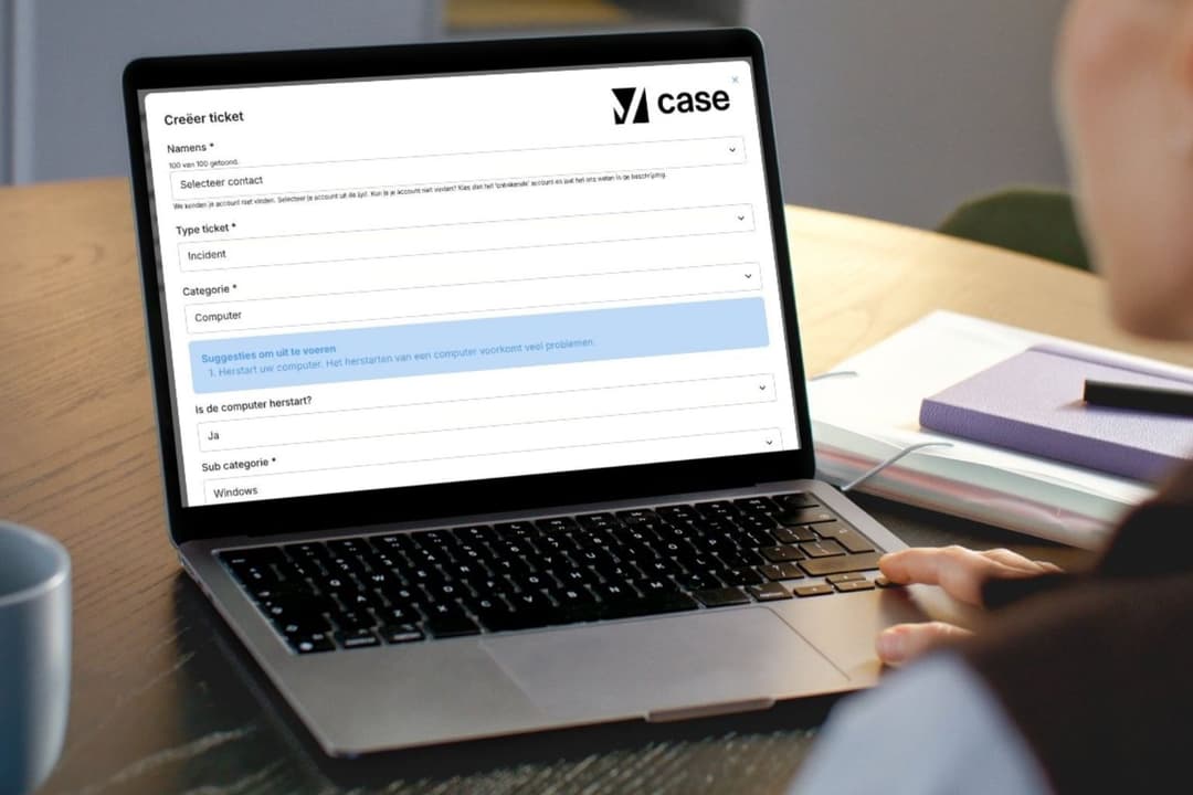 Meld sneller en zorgvuldiger via de CASE Portal