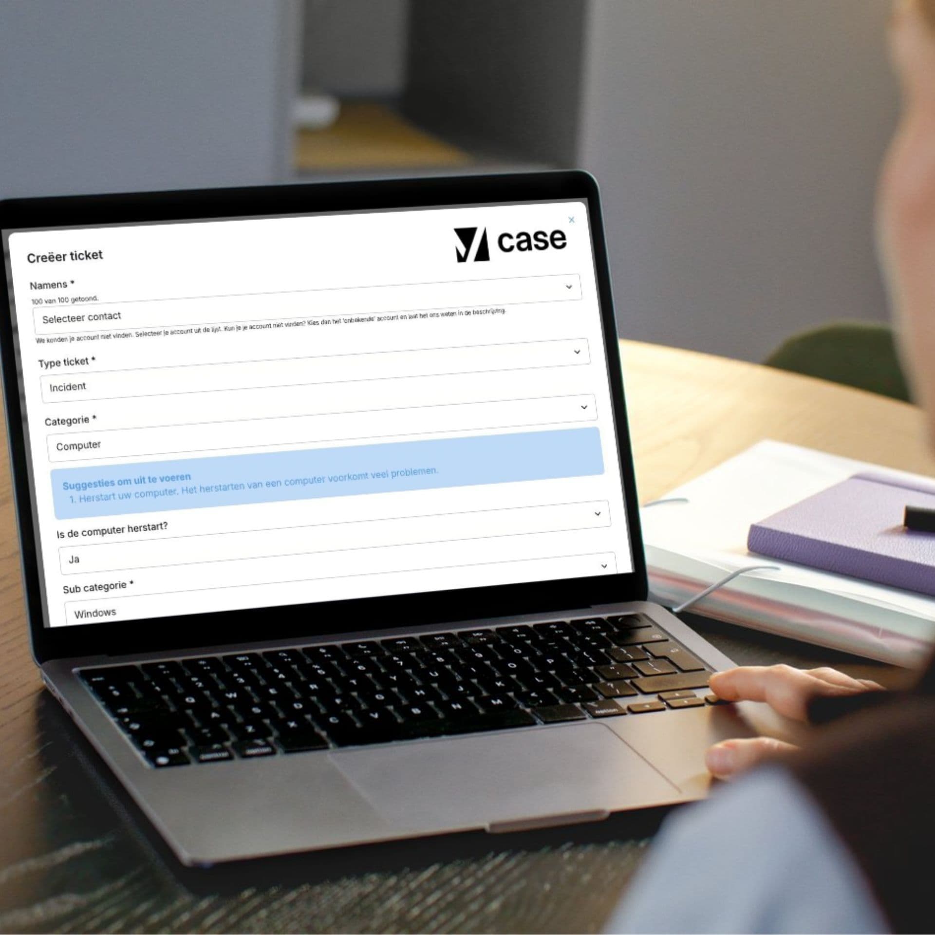 Meld sneller en zorgvuldiger via de CASE Portal