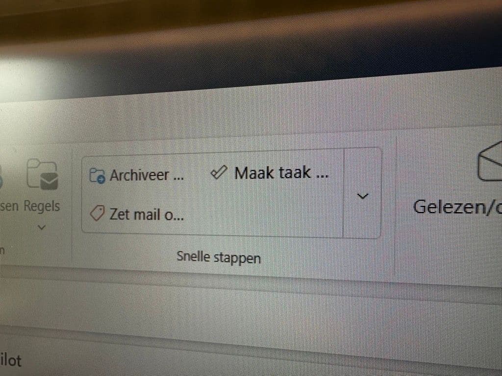 Tip van CASE: sneller werken met Snelle stappen in Outlook
